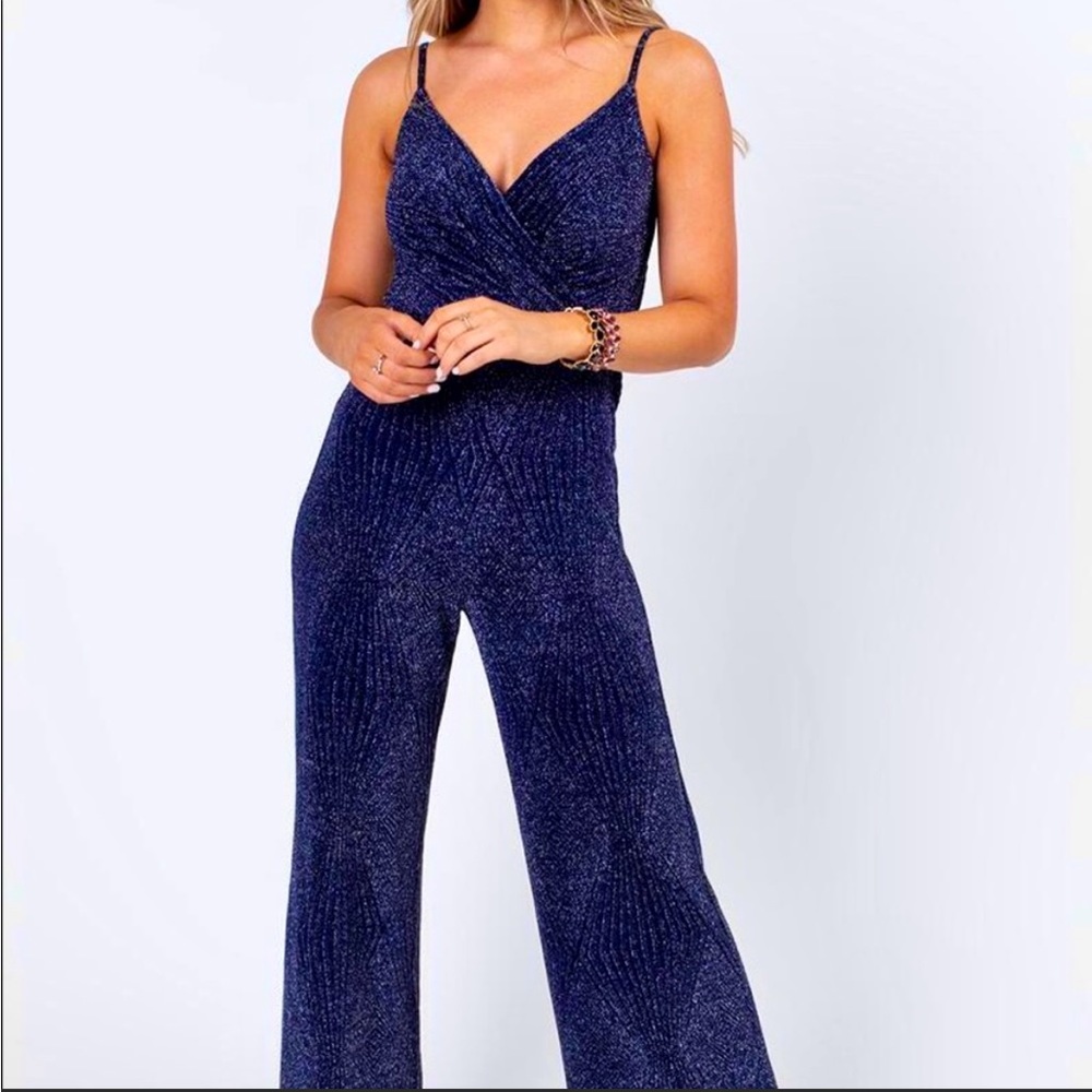 Blue Sparkle Jumpsuit Eras Tour